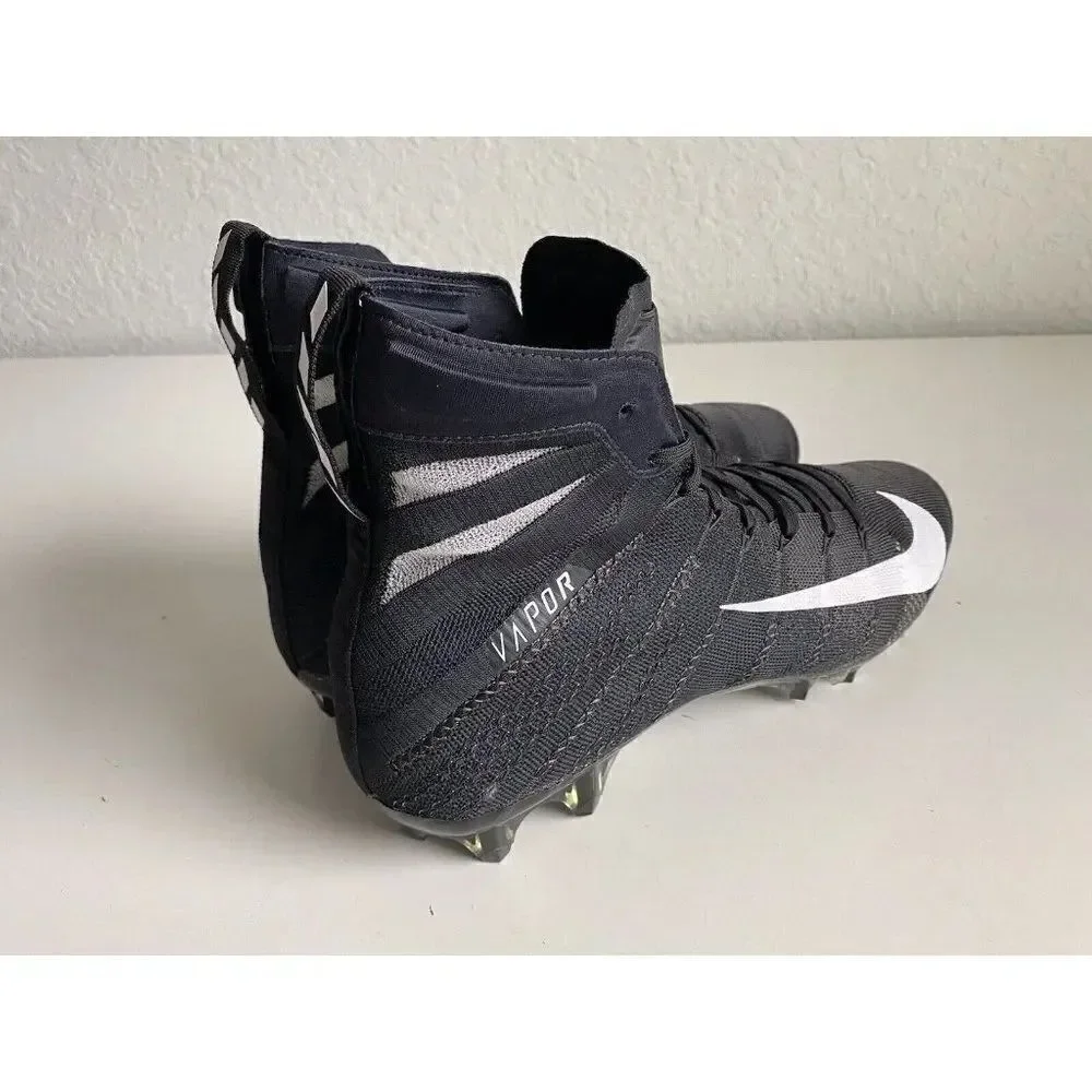Nike Vapor Untouchable 3 Elite Black Promo‎ Cleats AO3006-010 Men's Size 12.5